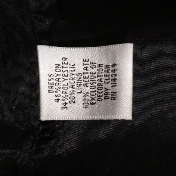 🖤Willow Glenn🖤 - Gray/Black Textured Sleeveless Dress w/Collar Applique - Picture 7 of 11